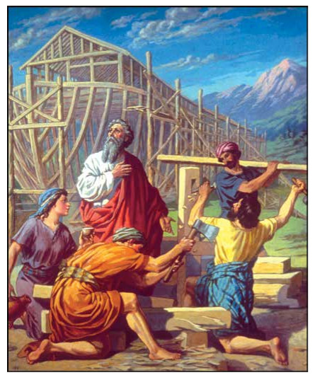 Vejennoušu: Noija rakentau šuuren laivan